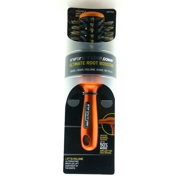 Conair Round Brush Root Booster Infiniti Pro Boar Triangle Air Flow Hair Styling - Picture 5 of 5